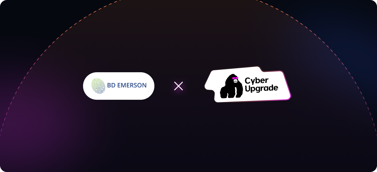 BD Emerson and CyberUpgrade logos